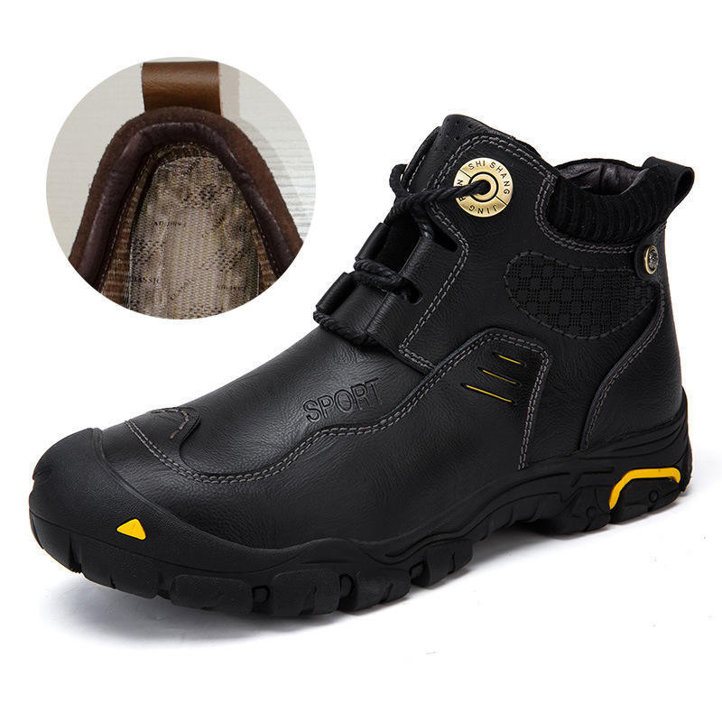 High quality new men outdoor waterproof hunting fishing sport camping climbing mountain chef shoes boots work men work shoes