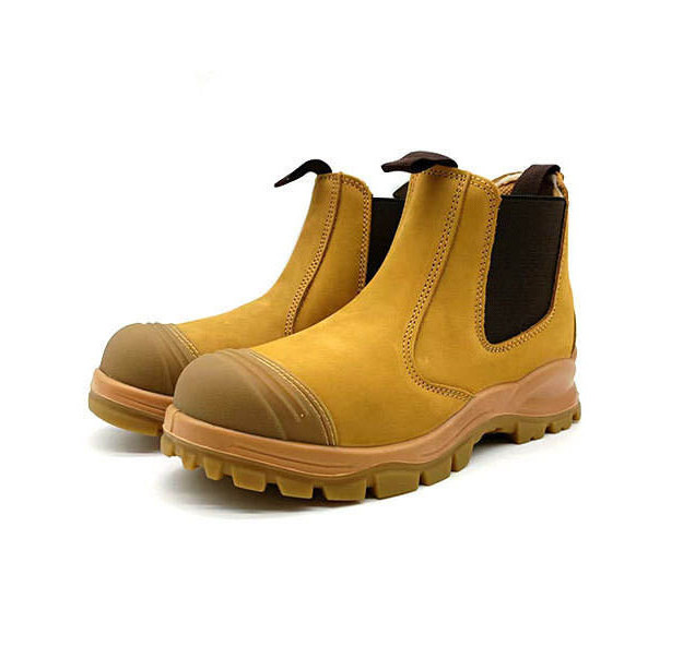 High-quality Composite Steel Toe Men's Industrial Work Safety Shoes American Safety Boots With Zipper