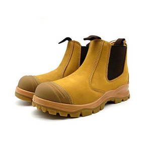 High-quality Composite Steel Toe Men's Industrial Work Safety Shoes American Safety Boots With Zipper