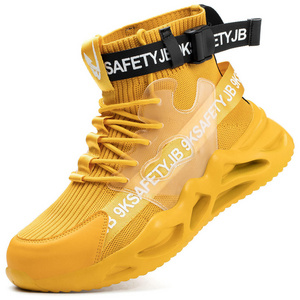 Light Sports Work Safety Shoes Price For Men Zapato Calzado Botas De Seguridad Industrial Safety Boots With Steel Toe Cap