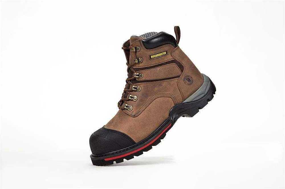 Men Leather Shoes Work Boots Cold Environment Waterproof Work Boots Bruzer Steel Toe Safety Shoes