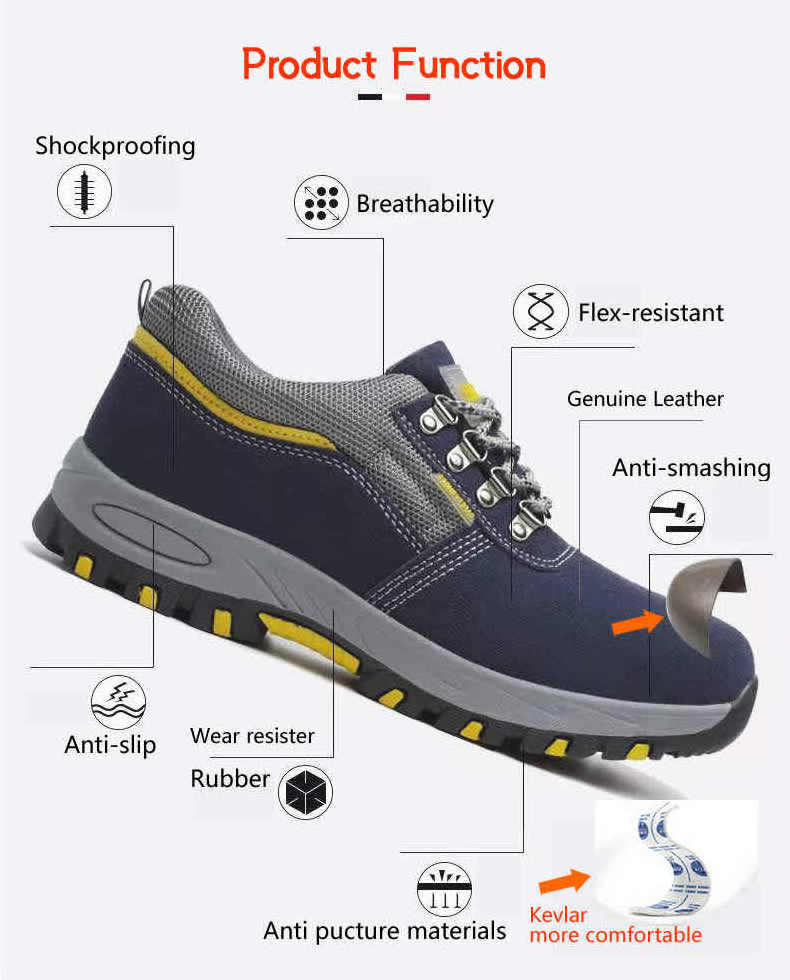 Cheap Price Custom Men's Woman's Sports Safety Shoes Boots With Wide Steel Toe And Steel Plate Work Industrial Electrical Other