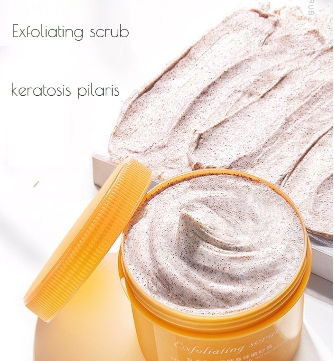 Private label skin organic shea butter body hand foot scrub for pedicure whitening exfoliating