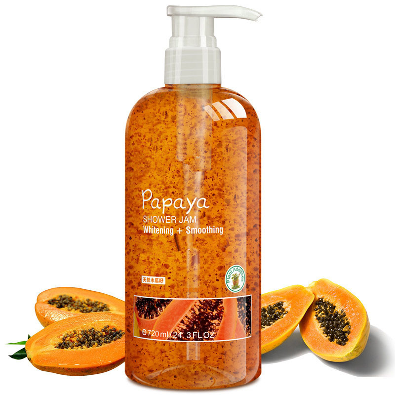 OEM/ODM Wholesale papaya extract whitening body wash private label shower gel