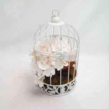 Handmade Classic Stylish Bird Cage Premium Customized New Look Traditional Design Black Candle Holder Metal Material Anniversary