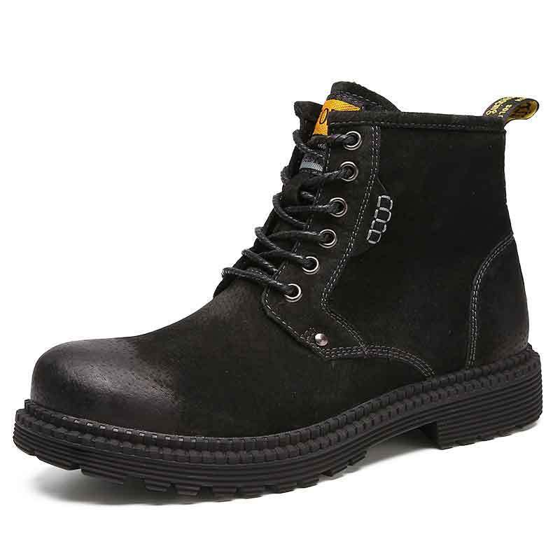 2022 High top boots British vintage work boots Versatile handsome men's Martin boots