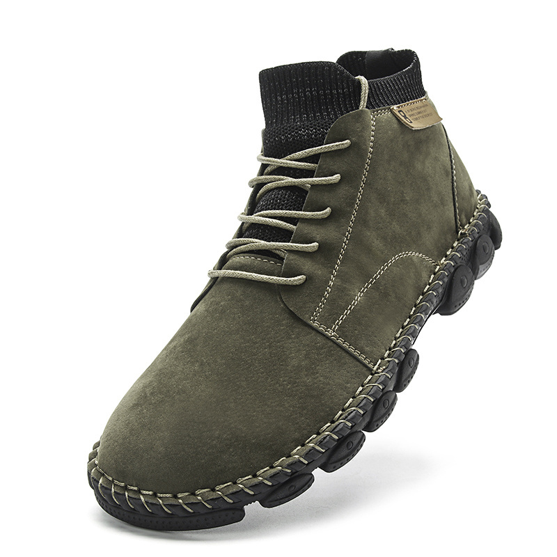 new stylish design Men's shoes outdoor boots combat shoes for daily life casual wears hiking boots