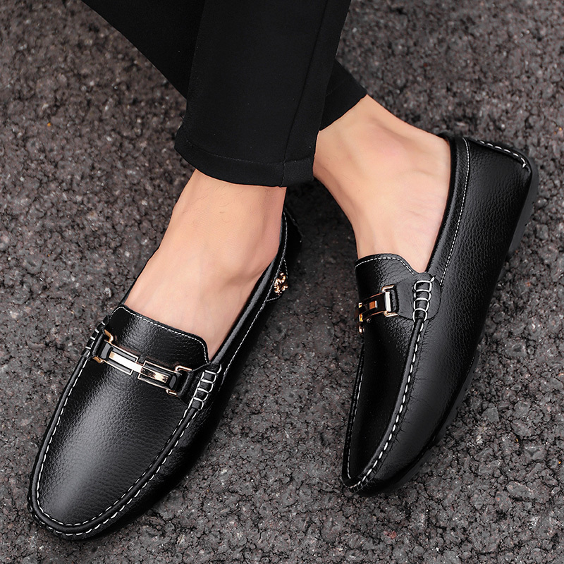 Big size driving shoes hot sale casual shoes  mens loafers moccasin shoes men