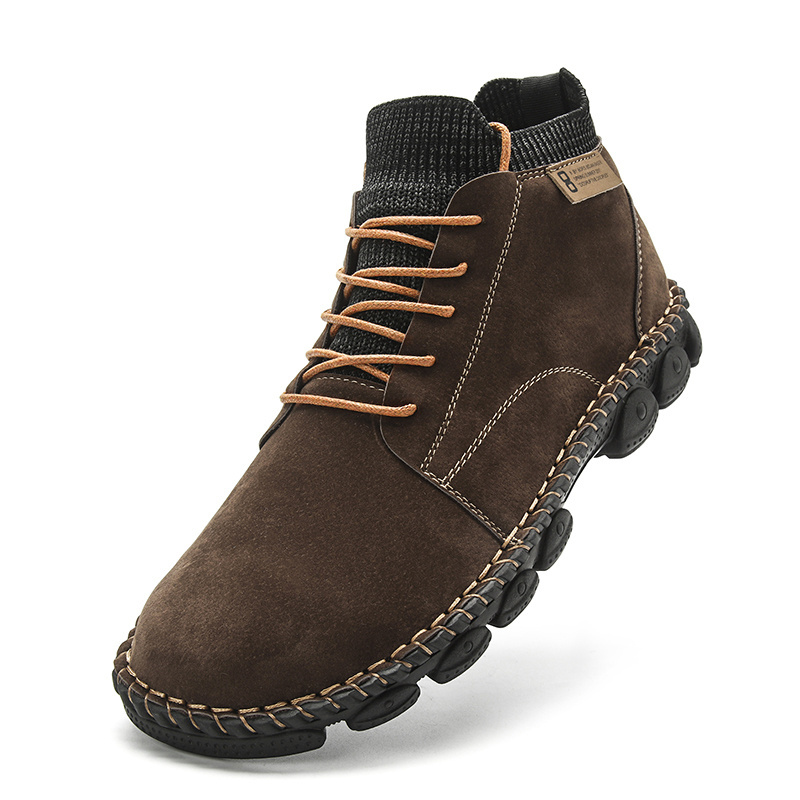 new stylish design Men's shoes outdoor boots combat shoes for daily life casual wears hiking boots