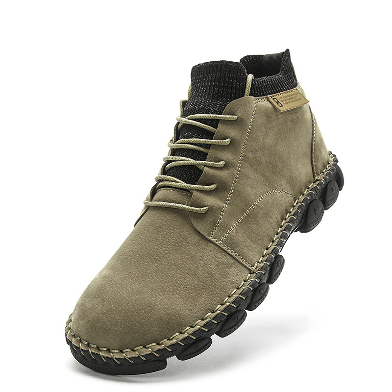 new stylish design Men's shoes outdoor boots combat shoes for daily life casual wears hiking boots