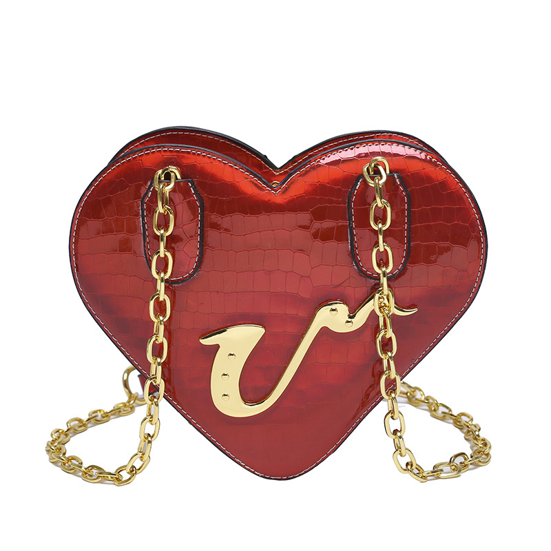 2022 Fashion Heart Shaped Bag Lovely Gift Woman Shoulder Bag  Love Shape Sling Crossbody Bag