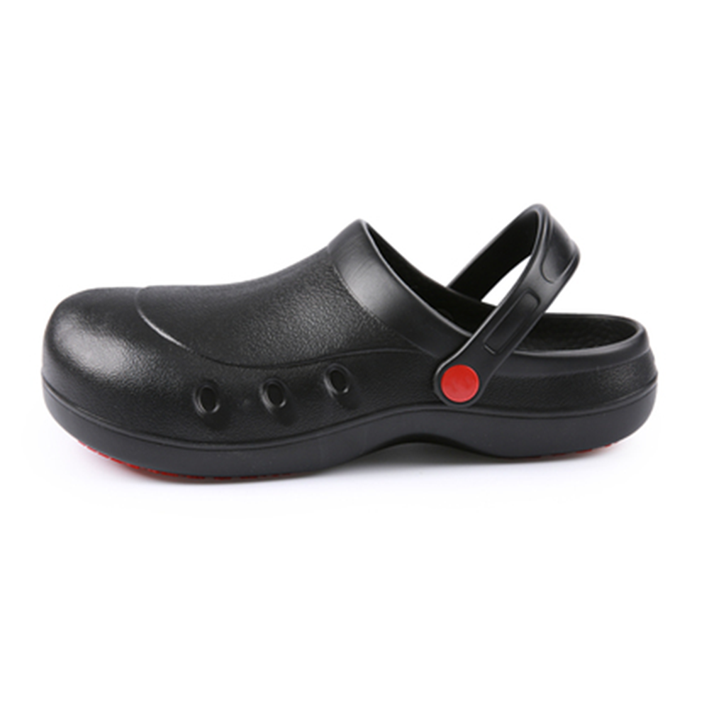 Quanzhou Oil-Resistant Non-Slip Comfortable Foot Feel Safety Protection Steel Toe Kitchen Work Chef Clogs Shoes