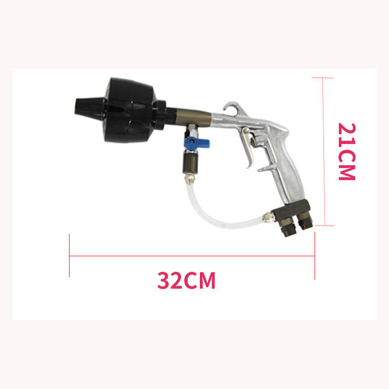 JRS hot sell double pipe foam gun for car wash pu foam spray gun high pressure cleaning machine foam gun