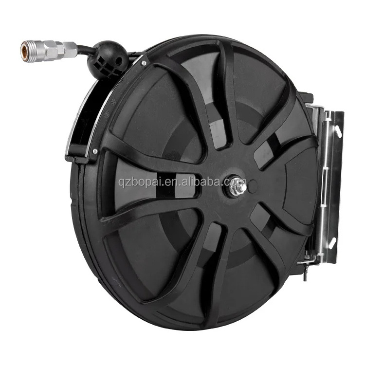 JRS Factory Price Auto Retractable Air Hose Reel Wall Mounted Hose Reel