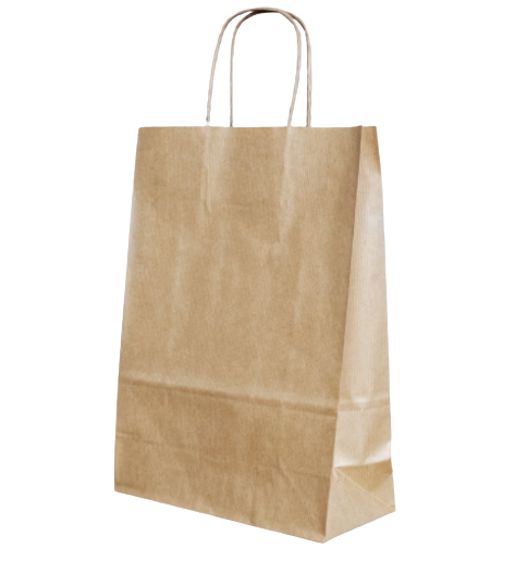 Premium packaging paper bags with handles  sac papier kraft customized you own logo for coffee packaging bags