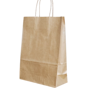 Premium packaging paper bags with handles  sac papier kraft customized you own logo for coffee packaging bags