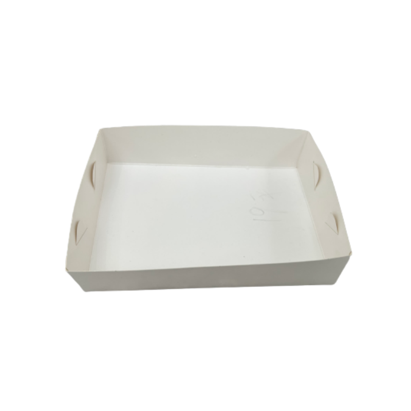 Wholesale Factory directly supply white Cake trays  Disposable food grade cake Dessert Tray food packaging Cake paper trays