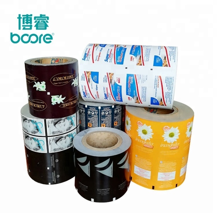 Flexible printing Custom Logo Single Wipes Lens Cleaning Wipes Sachet Packing Aluminum Foil Paper