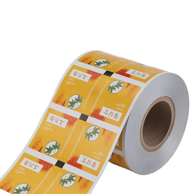 Custom printing aluminum foil laminating plastic film roll for liquid sachet tomato paste automatic packaging materials