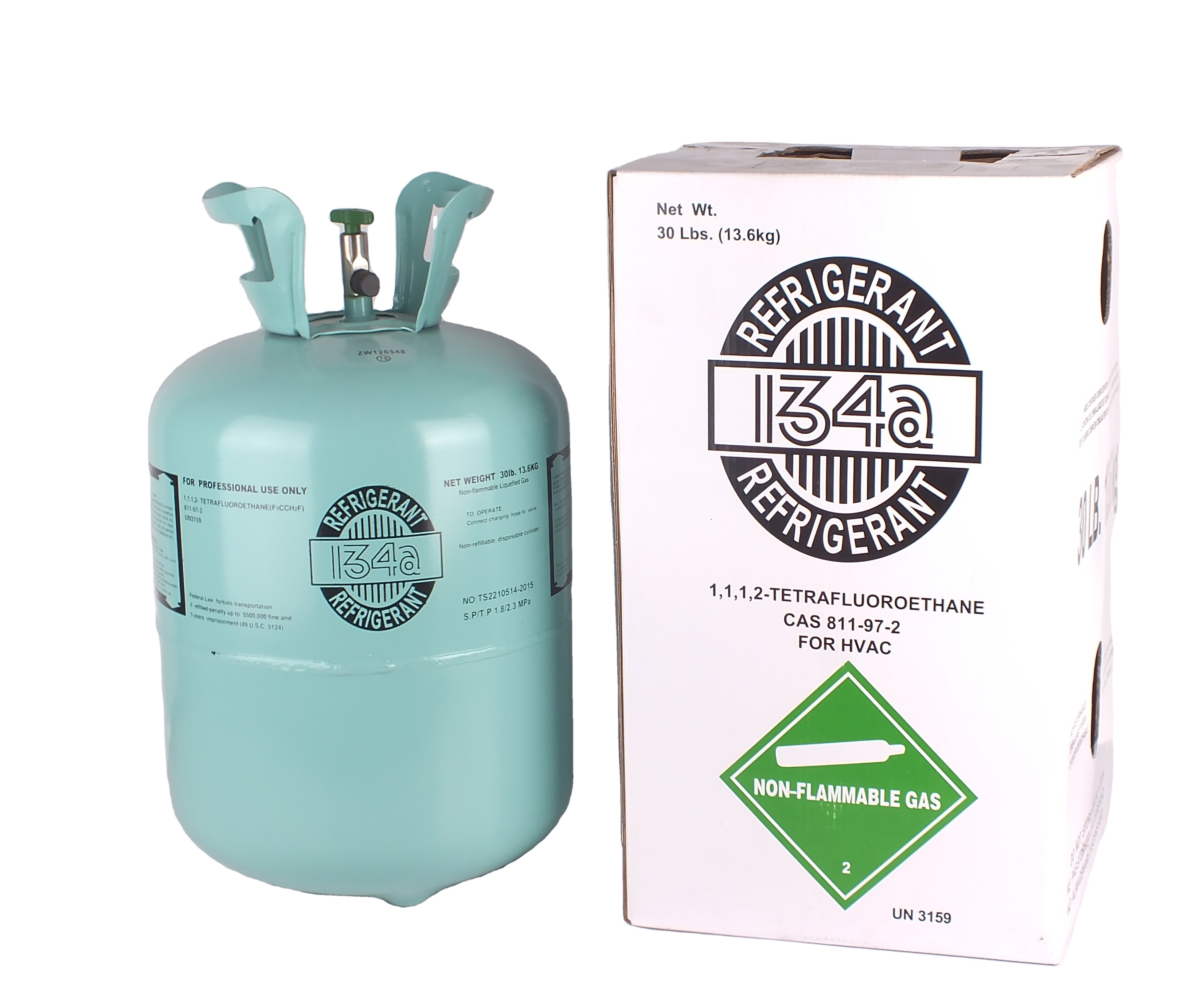 gas r134a refrigerant 30 lb compressor r134a cylinder packing