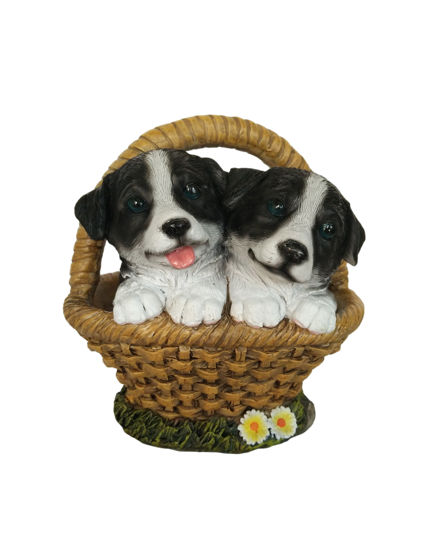 Factory Price Hot Selling Cute Polyresin Resin Flower Pot Wholesale outdoor indoor  puppy shape  pots  custom animal planter pot