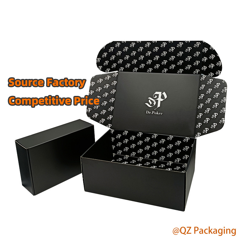 Custom corrugated gift fold box OEM factory recyclable shipping paper mailer box packaging with logo