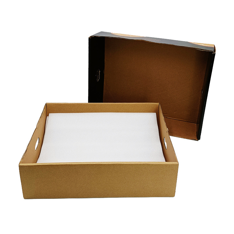 Custom recyclable packing carton corrugated shipping fruit orange banana package box