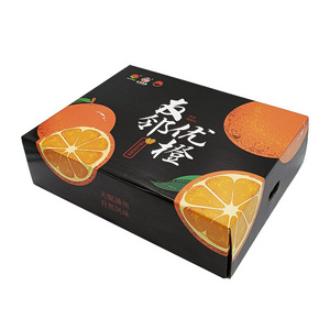 Custom recyclable packing carton corrugated shipping fruit orange banana package box