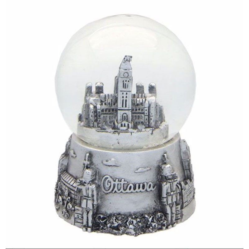 Personalized Canada Ottawa Snow Globe Custom Souvenir Gift Resin Castle Snow Globe