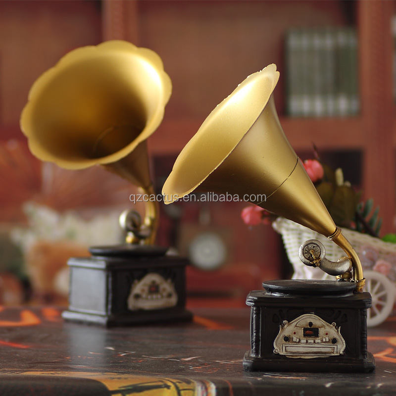 European retro telephone model creative home decoration pieces antique office desktop decoration resin camera ornament