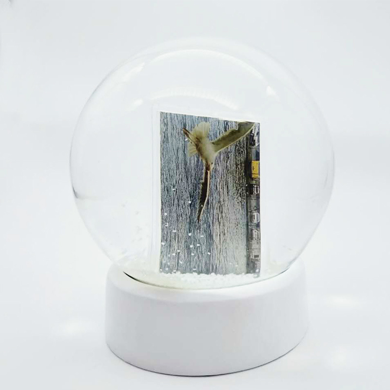 Faux Snow for Snow globes Artificial holographic glitter powder sequin filling to national  DIY empty water snow globe kit