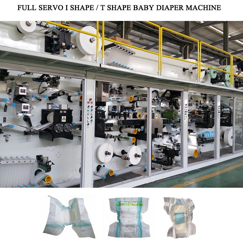 Automatic disposable nappy machine QUANZHOU baby diaper manufacturing plant