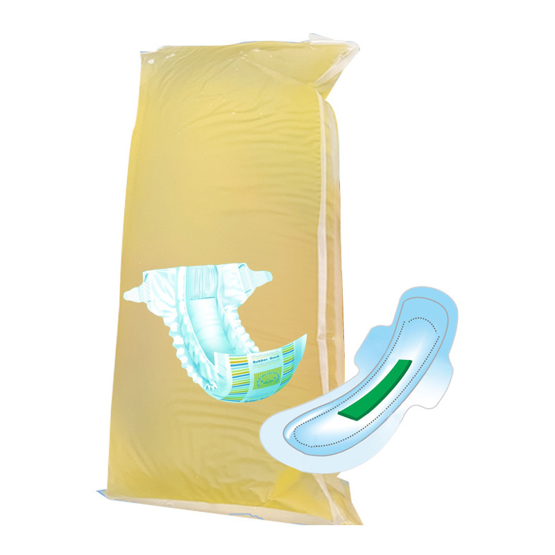 Bostik Henkel Hot Melt Glue Sanitary Pad Diaper Positioning Elastic Spandex Construction Hot Melt Pressure Sensitive Glue