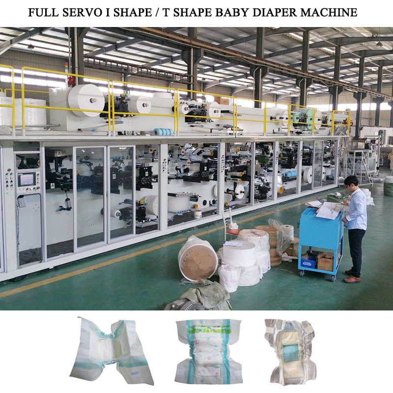 Automatic disposable nappy machine QUANZHOU baby diaper manufacturing plant