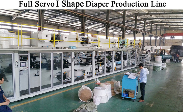 Low diaper production cost adult baby diaper automatic machine