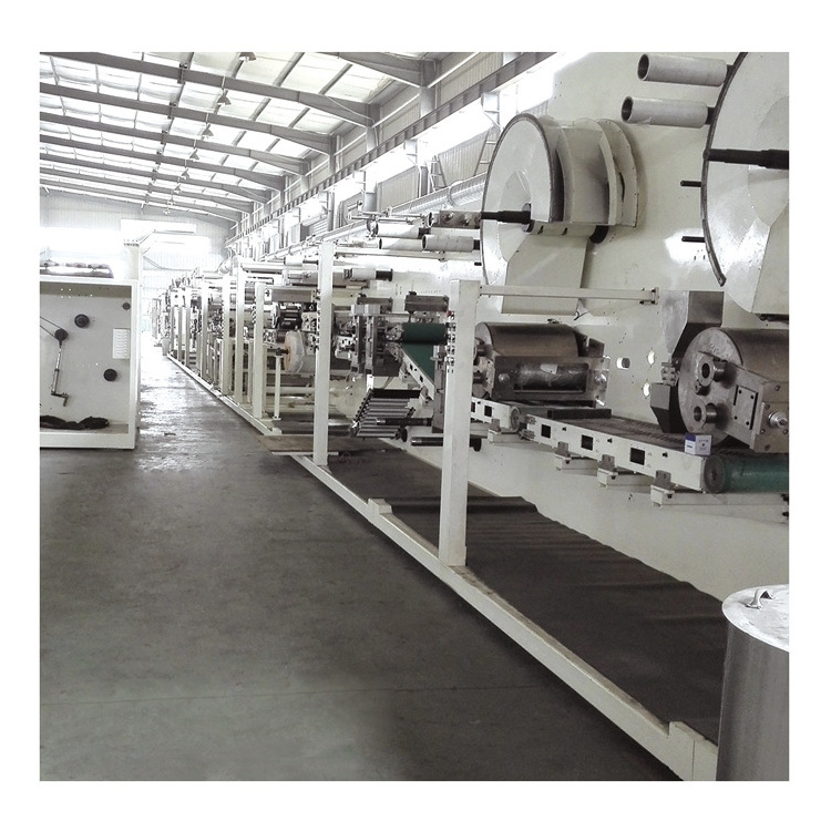 Baby Diaper Making Machine for Pampering Diapers and Small Nappy Cotton Core Machine Diaper Production Line