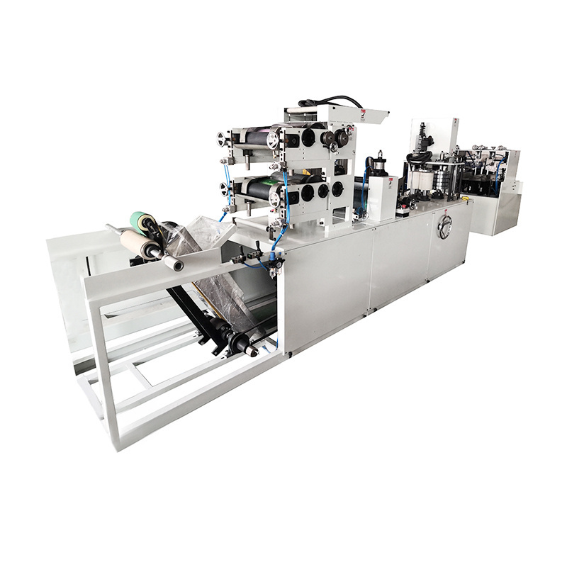 Automatic Paper Napkin Printing Making Machine for Napkin Paper Embossing Folding Cutting Counting Packing