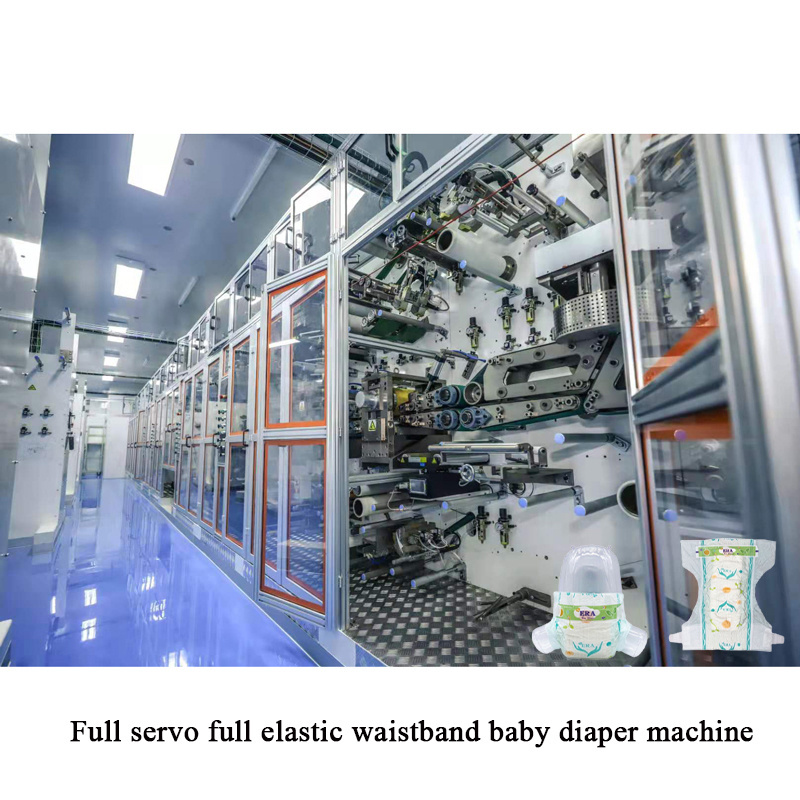 High speed fully automatic full servo baby diaper making machine production line for machines making baby diapers