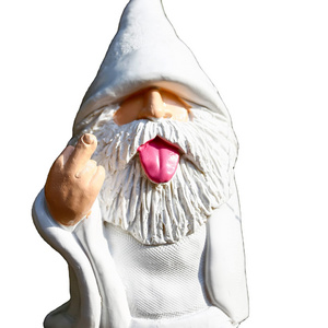 Housewarming Garden Patio Gift Naughty Resin Gnome Statue for Lawn Yard Ornaments