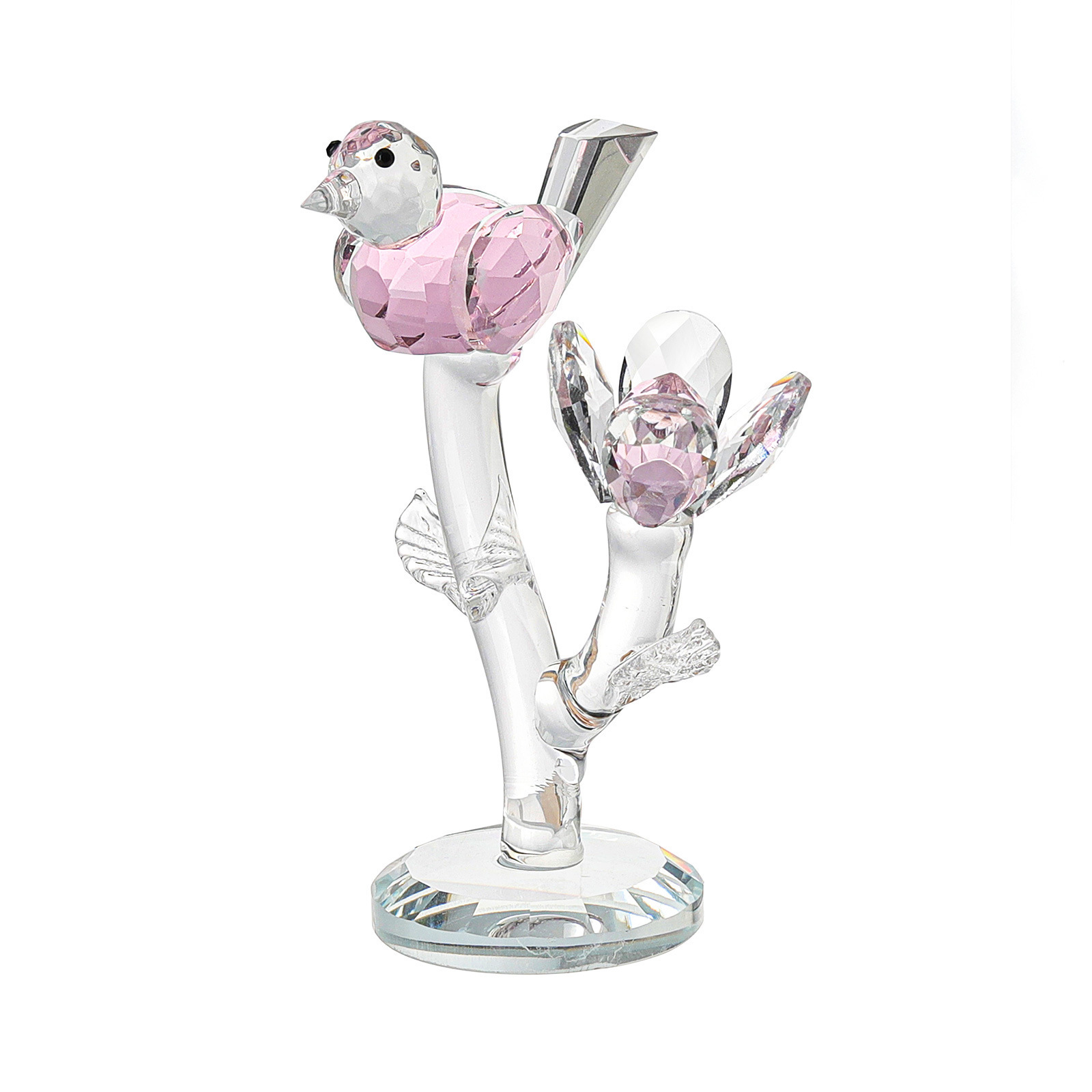 Collectible Table Home Decor Art Animal Glass Figurines Crystal Bird Ornament