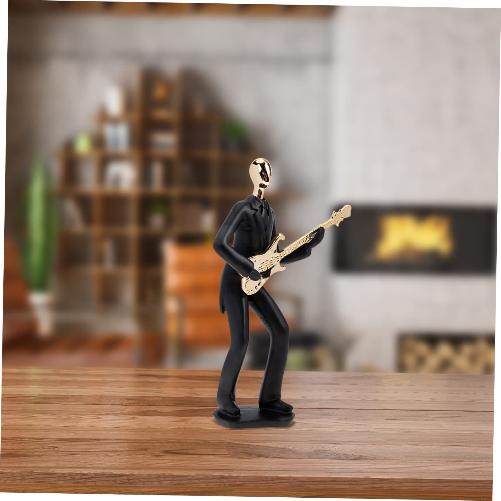 Resin Band Ornament Trophy Modern Abstract Home Decor Guitarist Musical Instrument Model Souvenir Adornment Figure