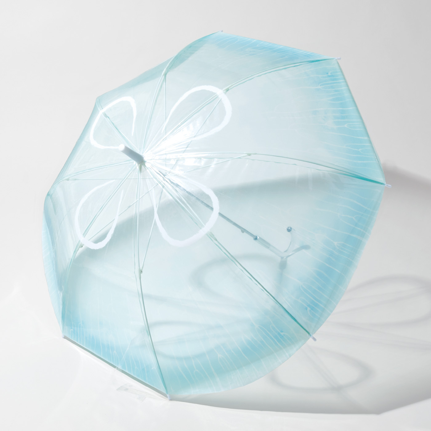 manual open bubble dome plastic clear transparent parapluie umbrella with full printing