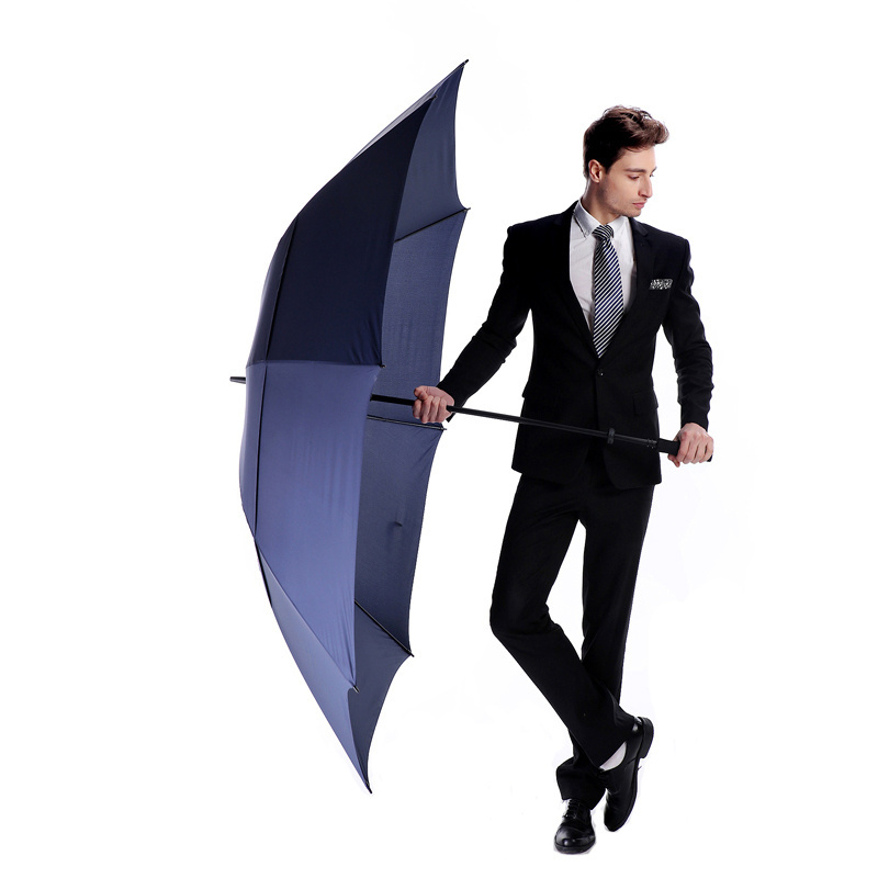 extra large double layer customised 80 inch premium windproof carbon large size vented golf umbrella for adult