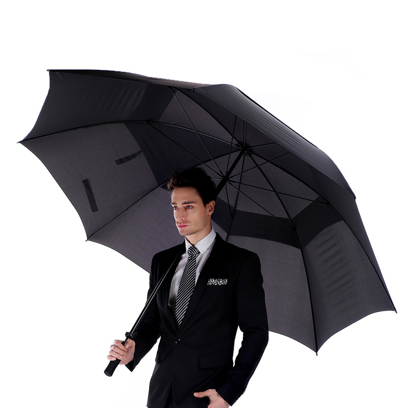 extra large double layer customised 80 inch premium windproof carbon large size vented golf umbrella for adult