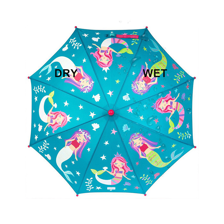 recycled polyester color changing kids fashion furniture  plain  best safe umbrella