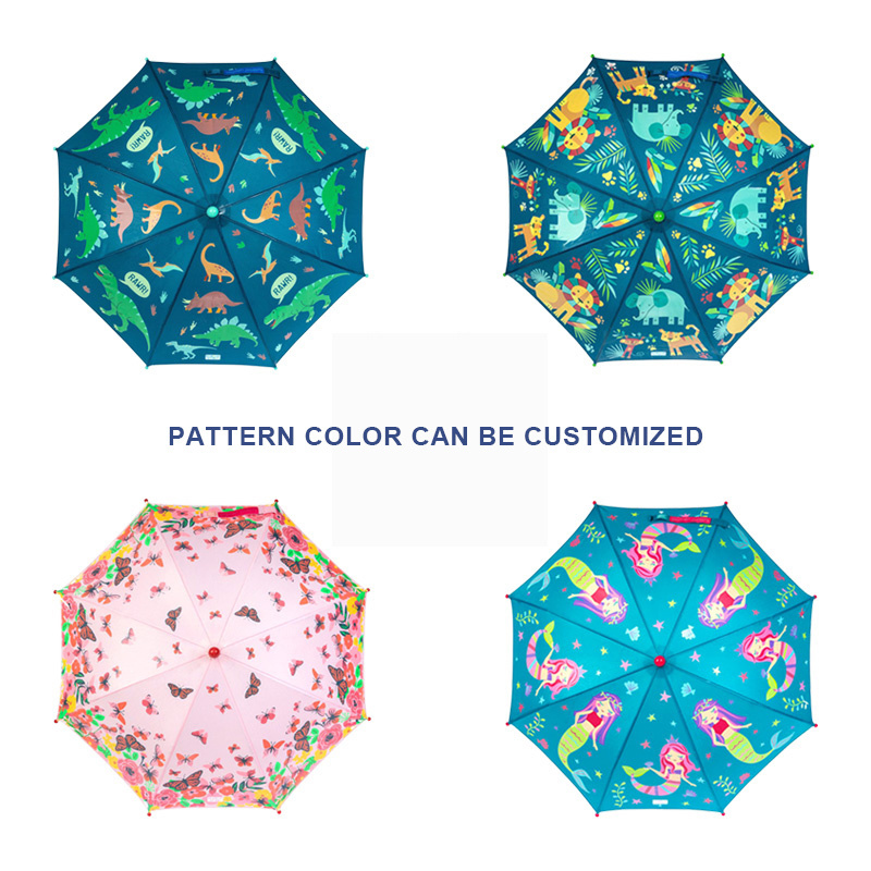 recycled polyester color changing kids fashion furniture  plain  best safe umbrella