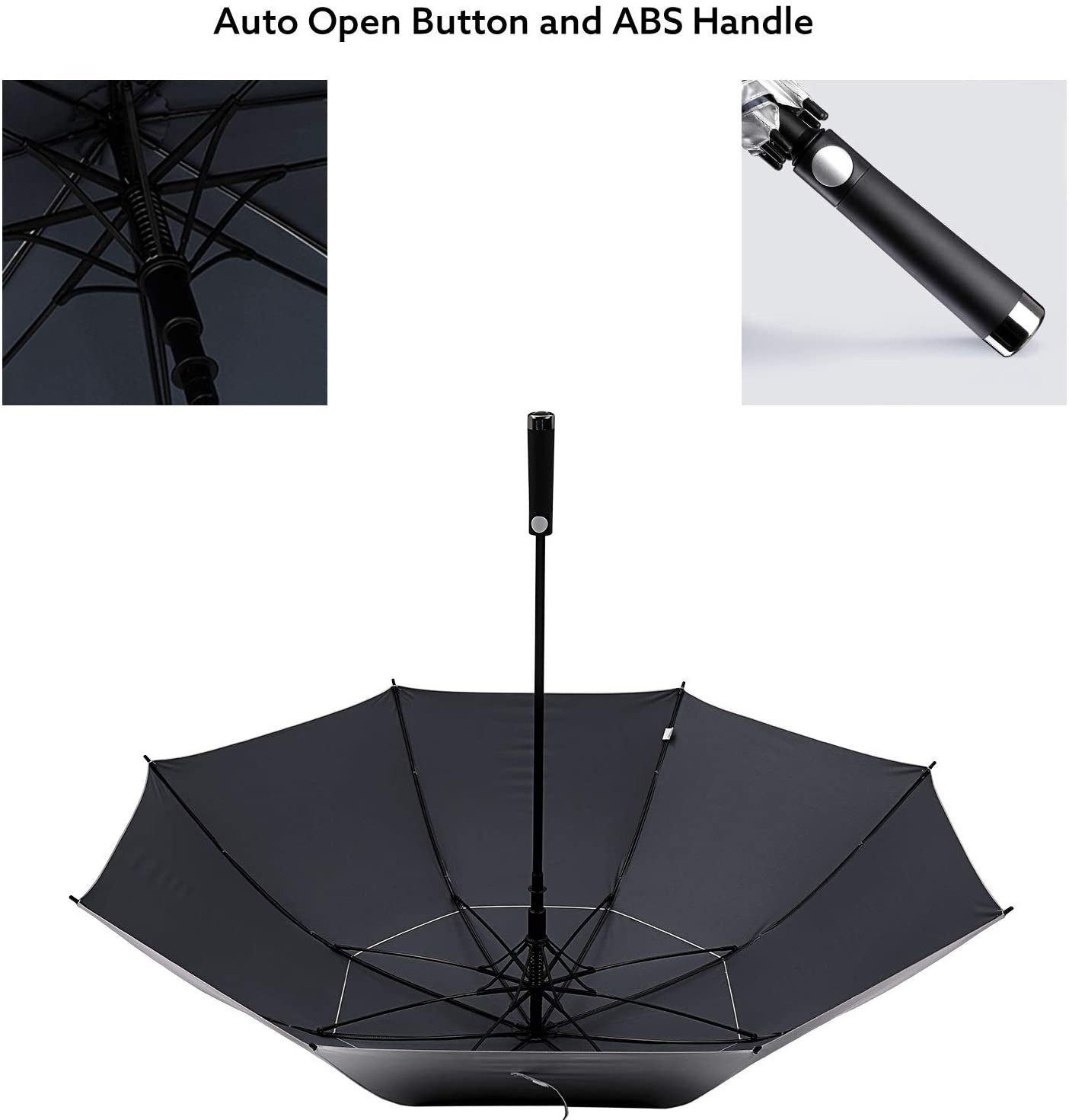 customized supplier big windproof best quality fiberglass golf umbrella