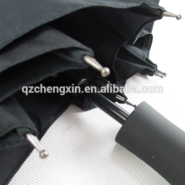 Big size 30 inch golf umbrella windproof  black umbrella for business