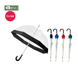 dome shape umbrella  poe transparent umbrella with logo printing