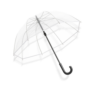 poe transparent umbrella  princess outdoor clear kids children straight sombrillas umbrella